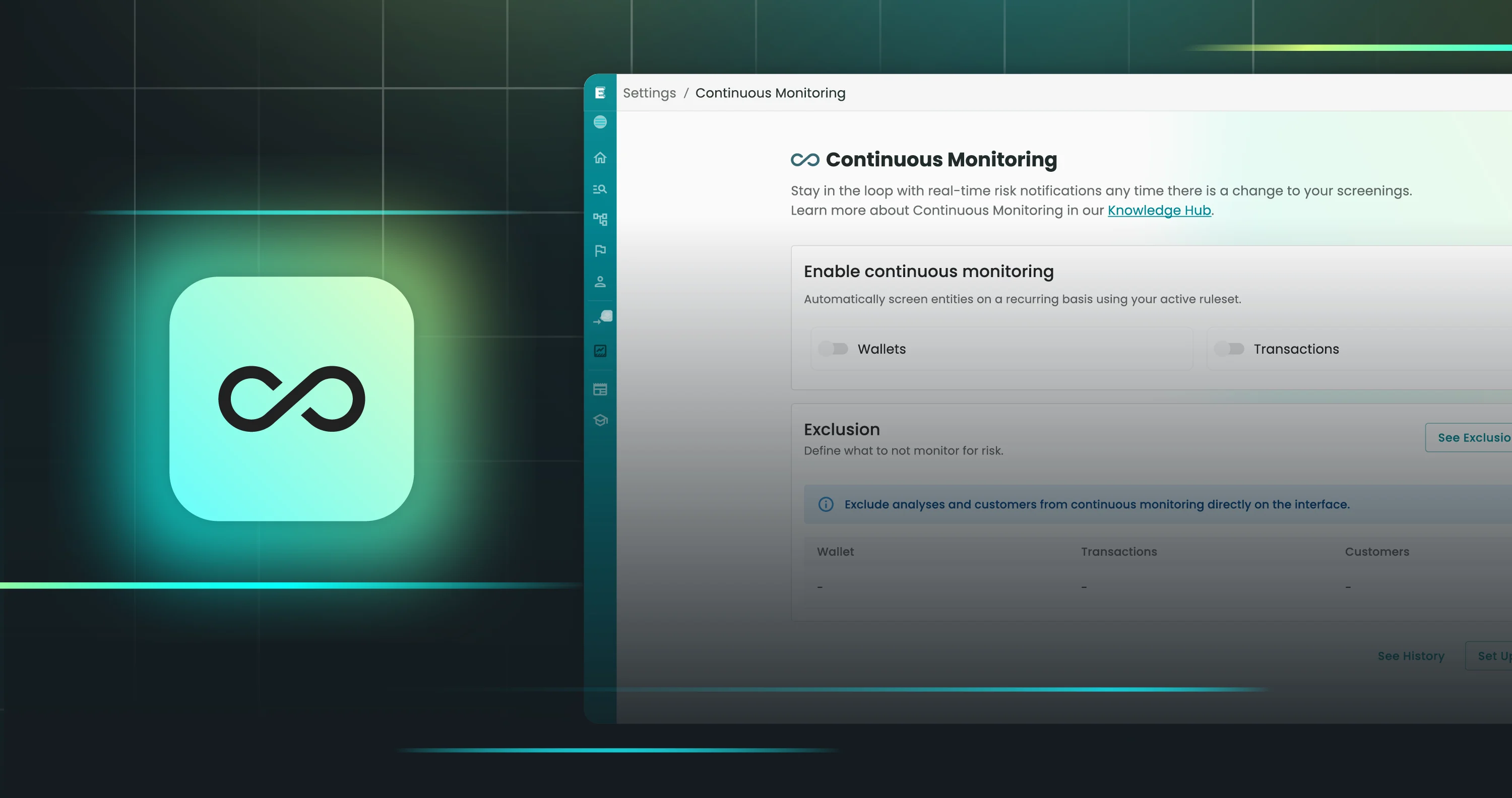 Digital dashboard showing real-time crypto transaction monitoring