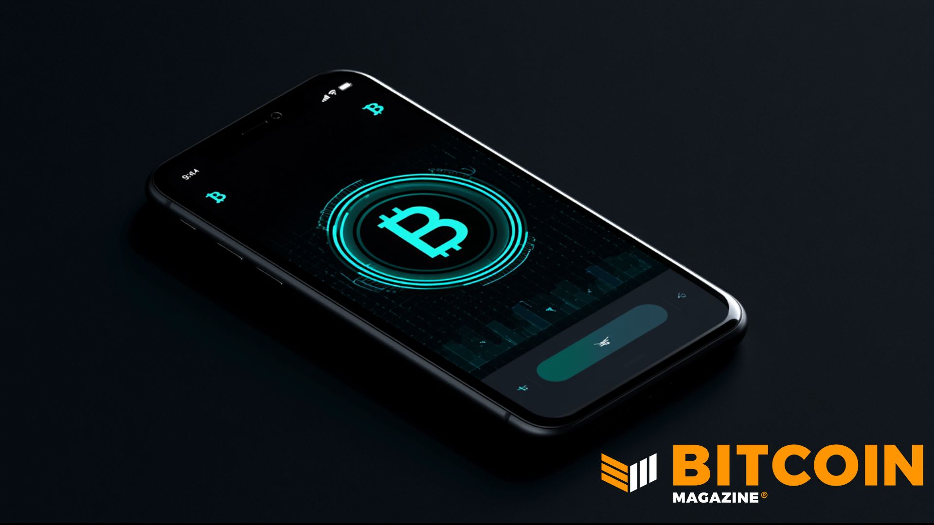 Digital wallet interface showing Bitcoin flowing into a secure vault via Lightning Network