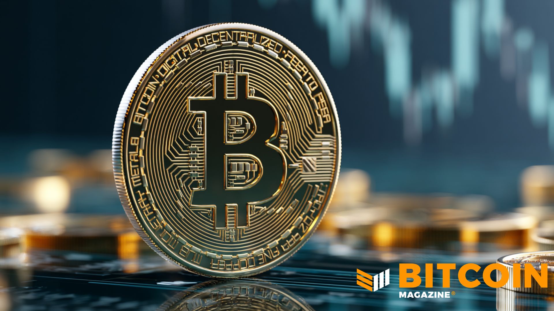 Bitcoin flowing into a digital exchange, symbolizing market volatility