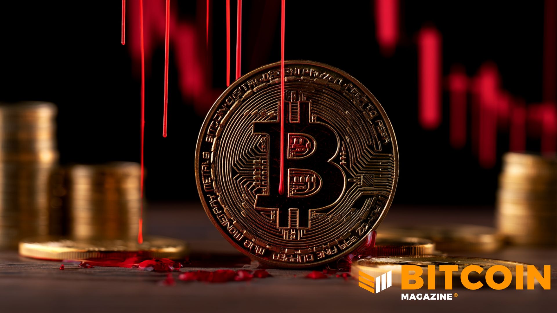 Bitcoin price chart showing decline to $62,000