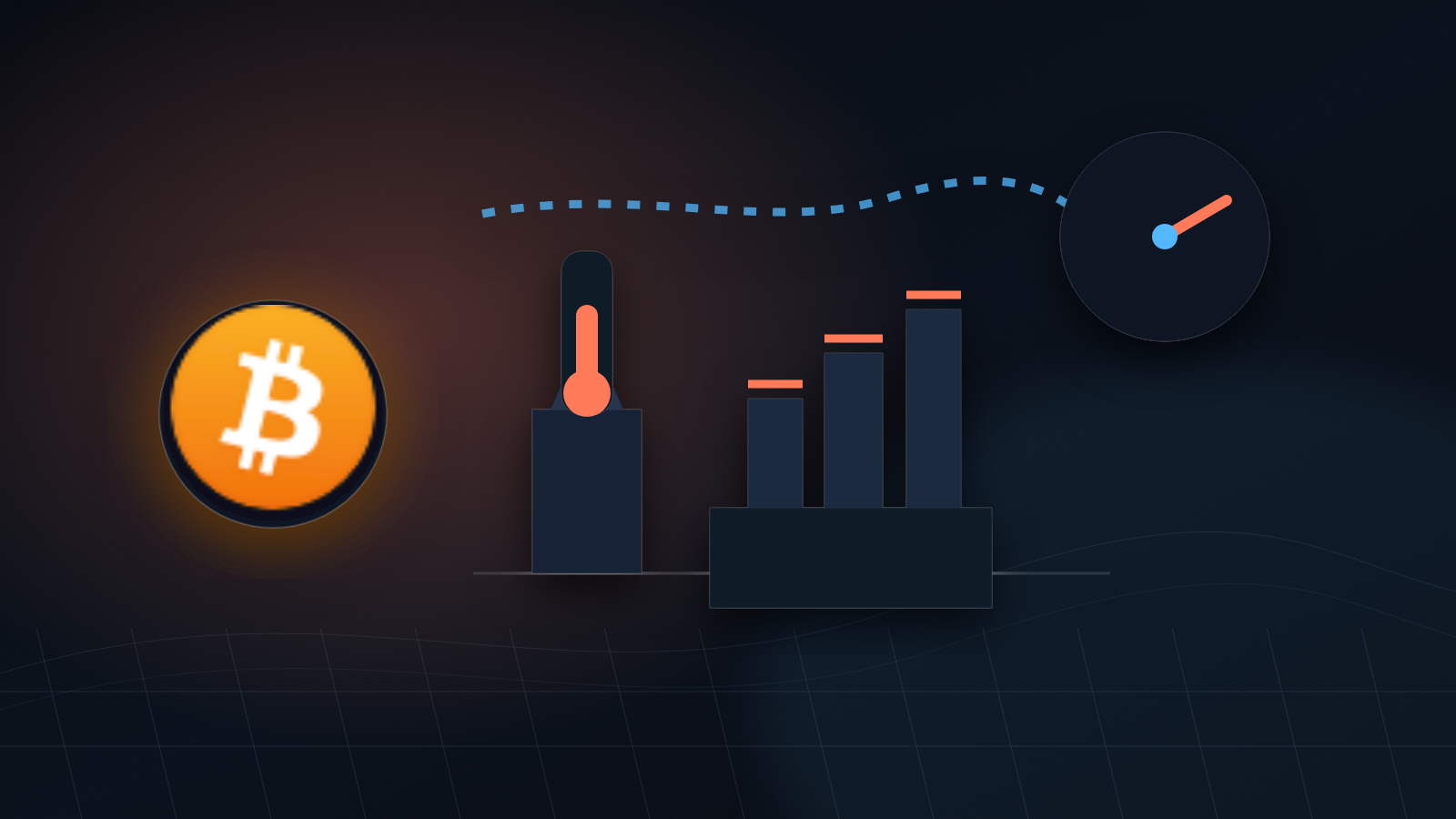 Editorial illustration for “Bitcoin Trades Below $64,000 as Mild CPI Leaves Questions About Sticky Inflation and PPI Comes Next”