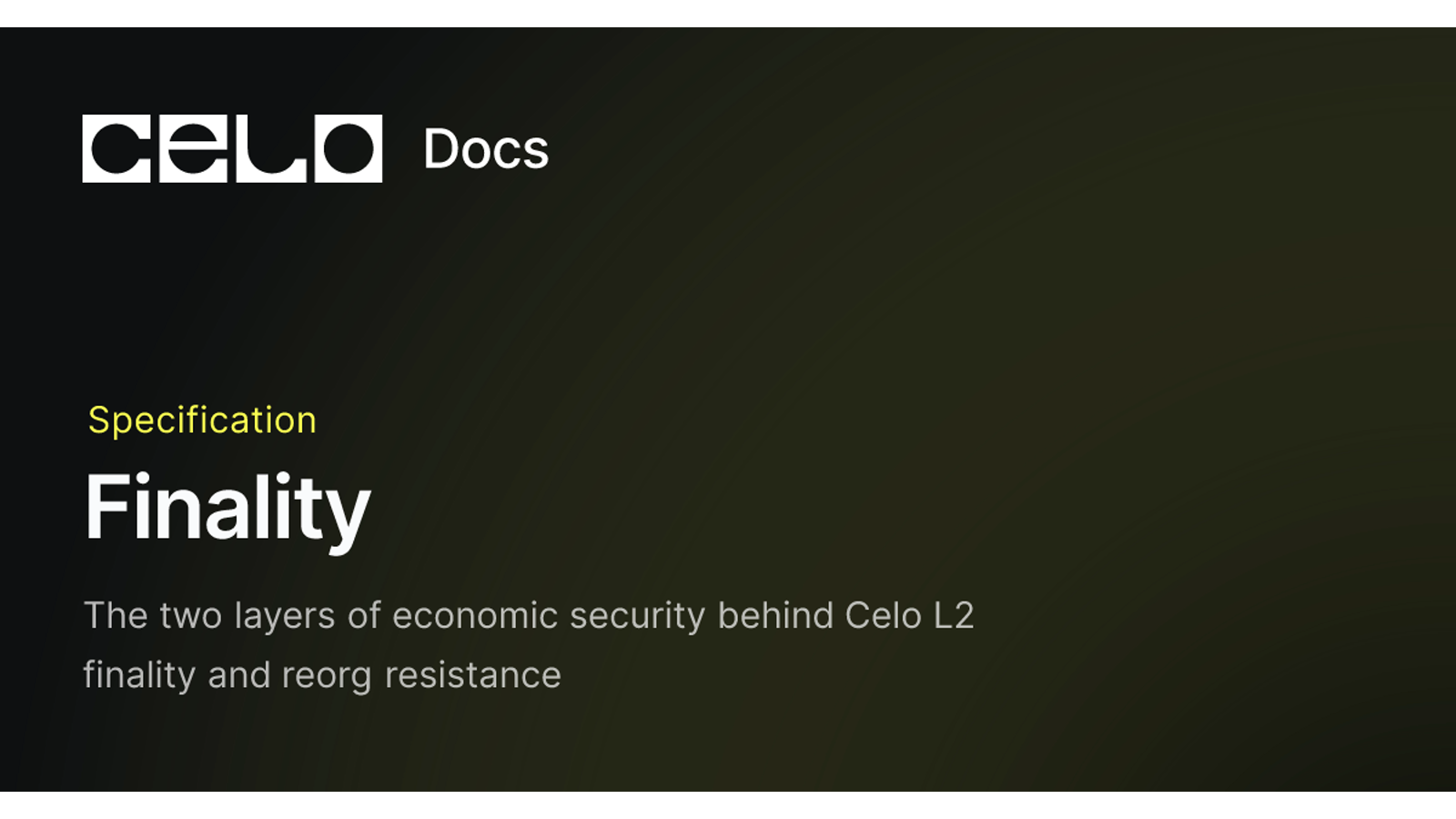 Celo L2 Finality: unsafe, safe и finalized stages
