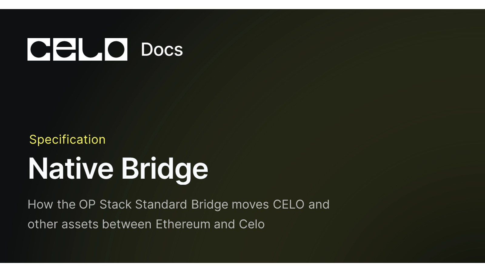 Celo Native Bridge: OP Stack Standard Bridge между Ethereum и Celo